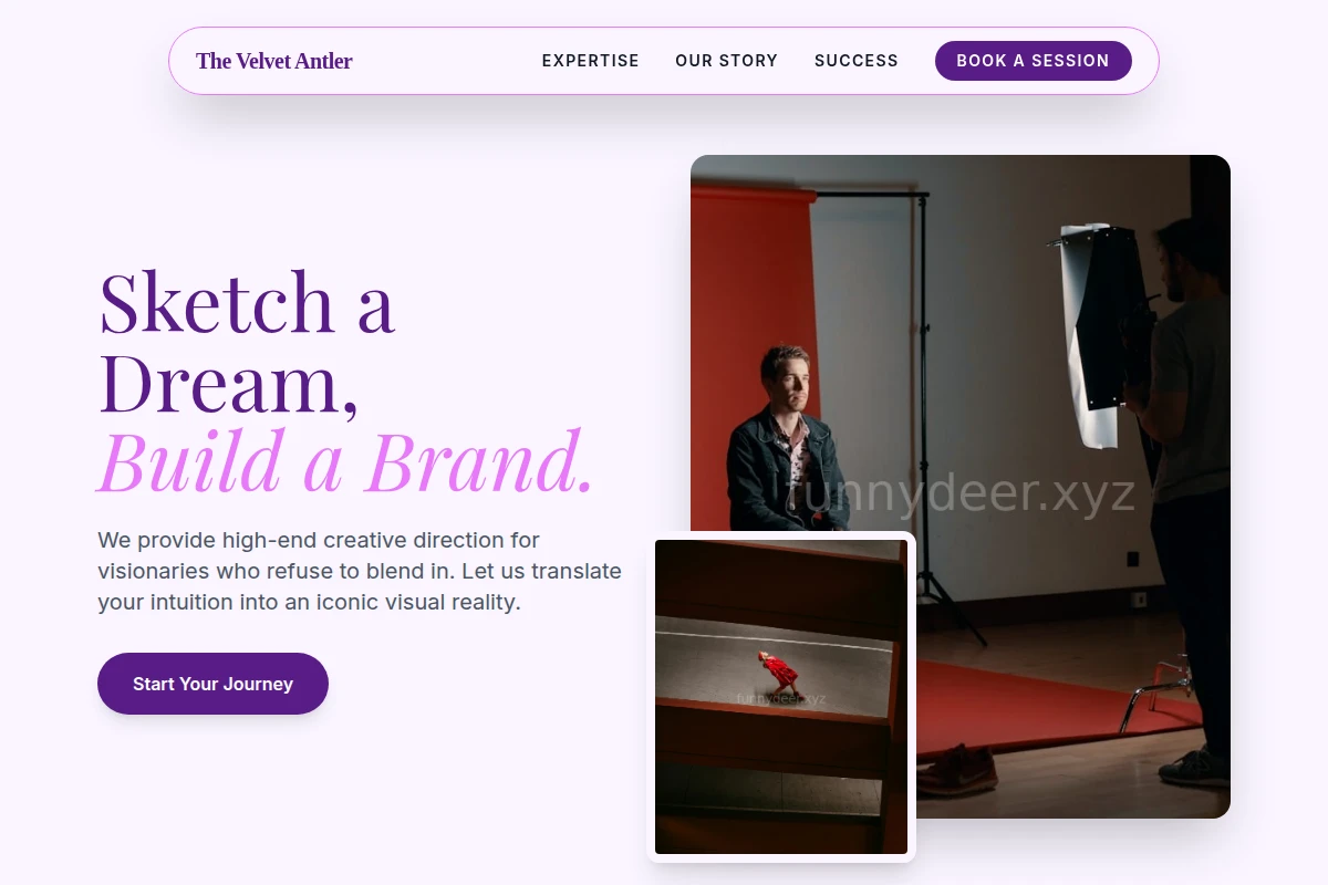 Premium Animation Studio Website Design